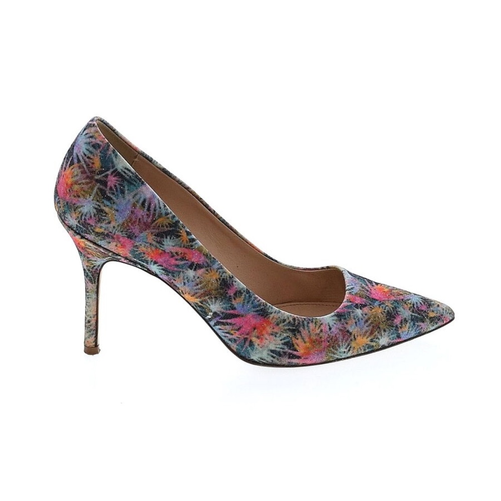 J.Crew glitter palm heels EUC